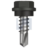 Hobsons - #10-16 x 16 Woodland Grey (Thunder) -Cl4 As3566 Metal Sds Hex Head + Washer | Fs275-Wg (Pack Of 1000)